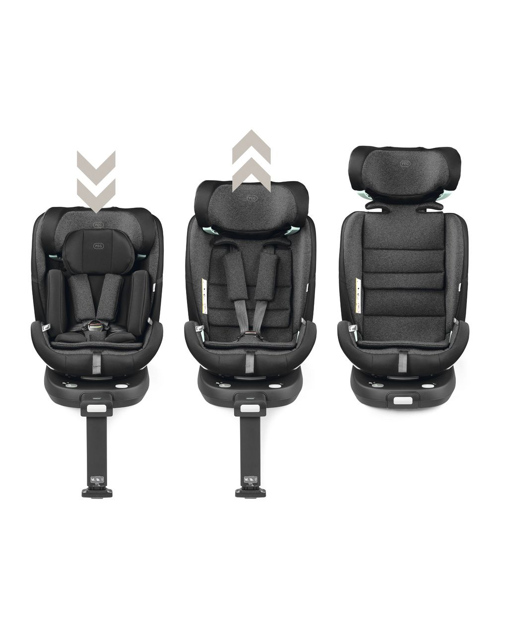 Seggiolino auto i-size girevole primo viaggio 360 evo - 40-150 cm - metal - peg