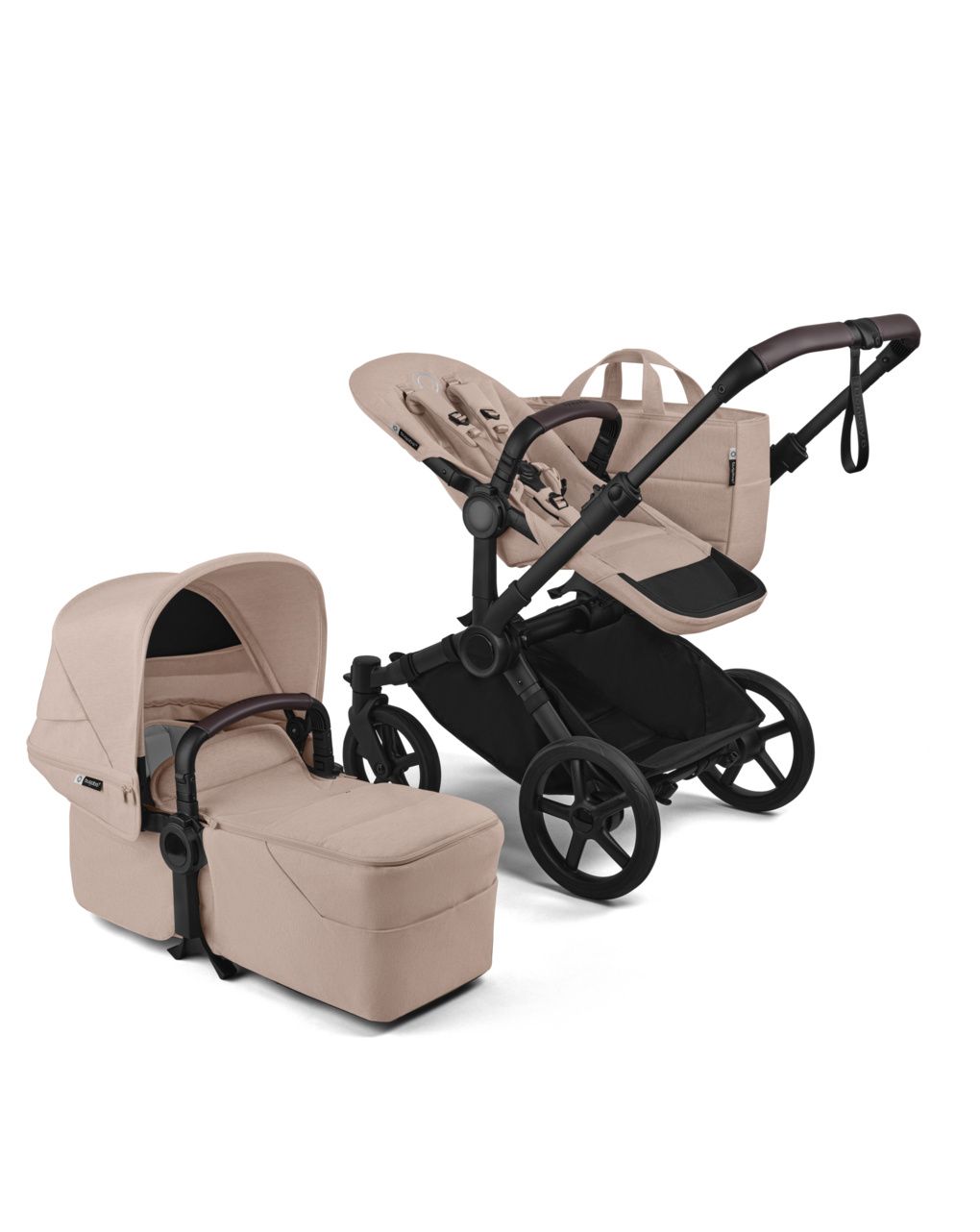 Duo donkey 6 desert taupe melange - bugaboo