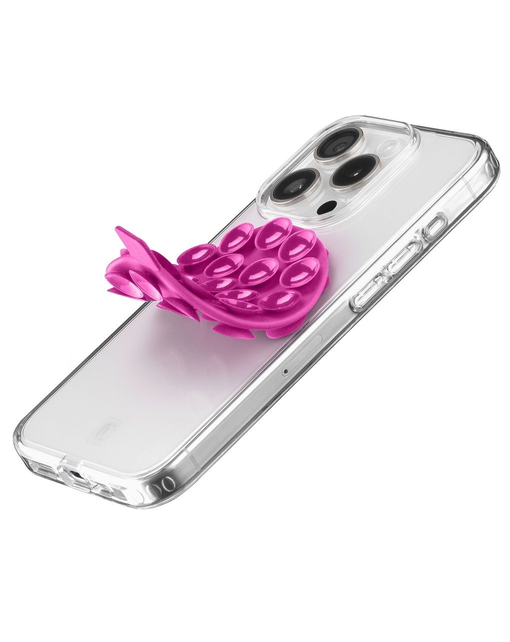 Supporto a ventosa bubble universale rosa - cellularline
