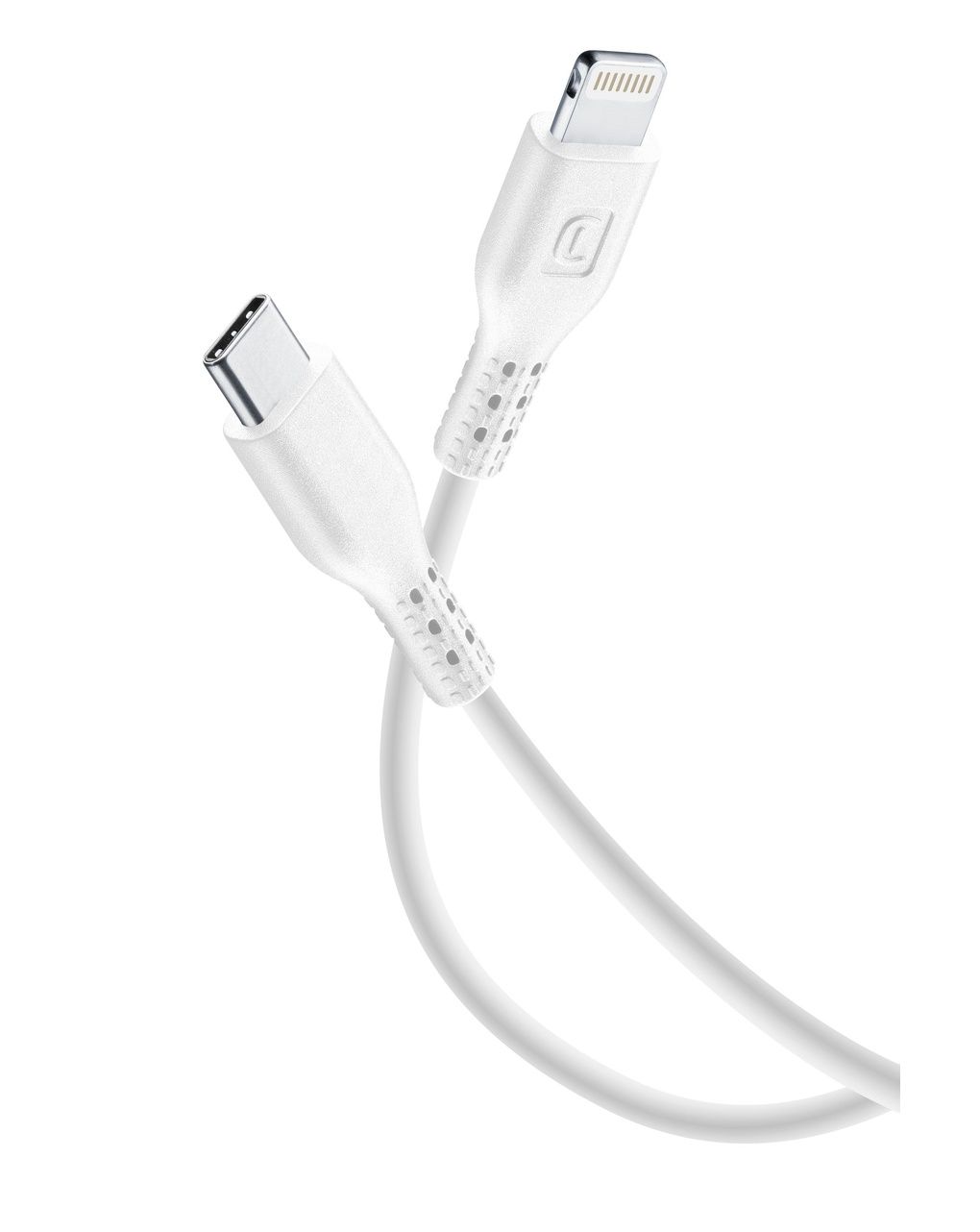 Cavo power cable 120 cm usb c to lightning bianco per dispositivi apple - cellularline