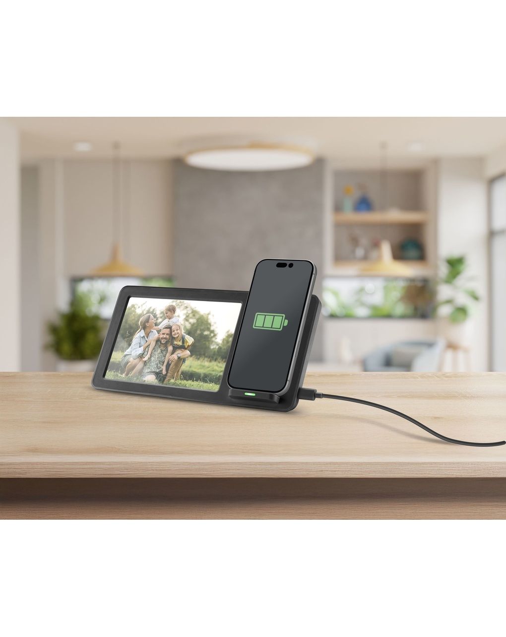 Cornice portafoto con ricarica wireless - cellularline