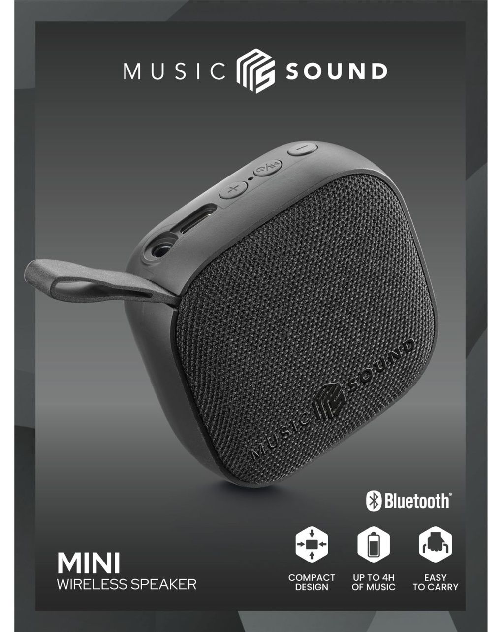 Speaker bleutooth mini3 nero - music sound