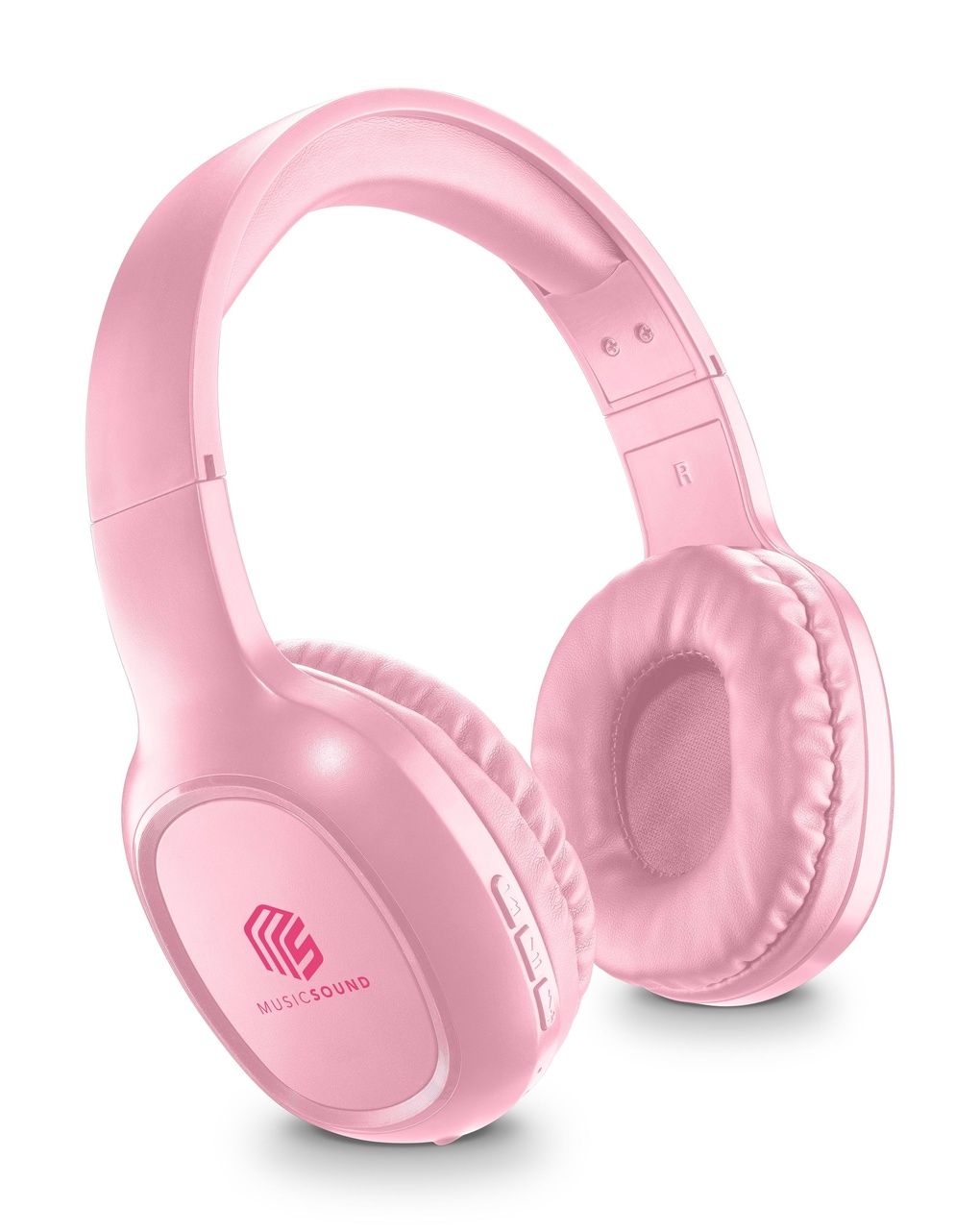 Cuffie bluetooth bbasic rosa - music sound