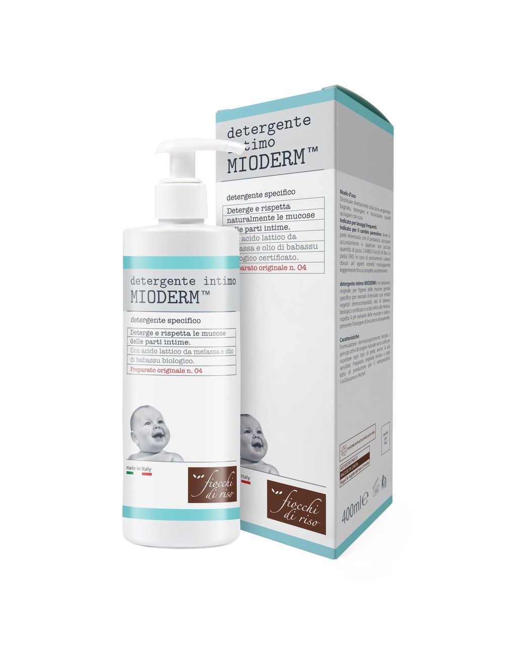 Detergente intimo mioderm 400 ml - chicco