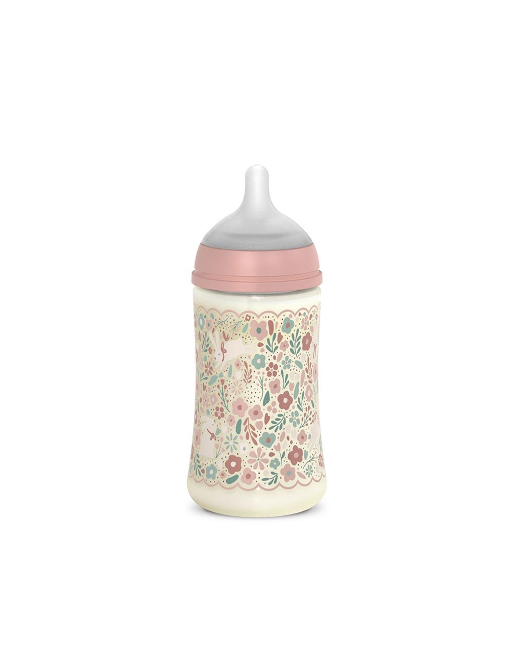 Wonderland biberon poliammide silicone 360ml rosa - suavinex