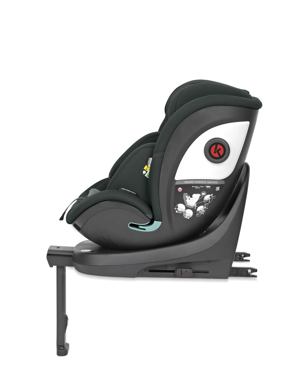 Seggiolino auto i-size girevole primo viaggio 360 evo - 40-150 cm - metal - peg