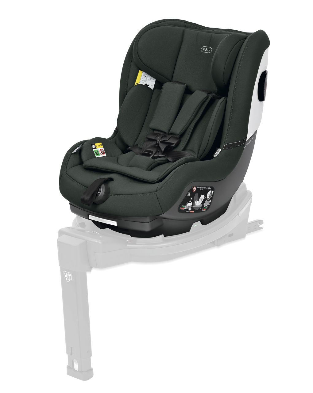 Seggiolino auto i-size viaggio gioro - 61-105 cm - metal - peg