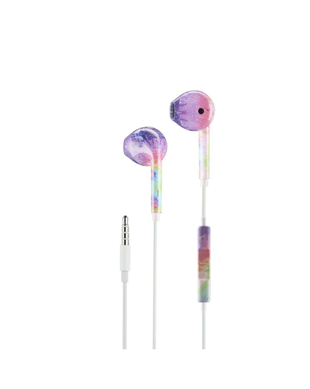 Auricolari capsula con microfono e jack 3.5 arcobaleno - music sound