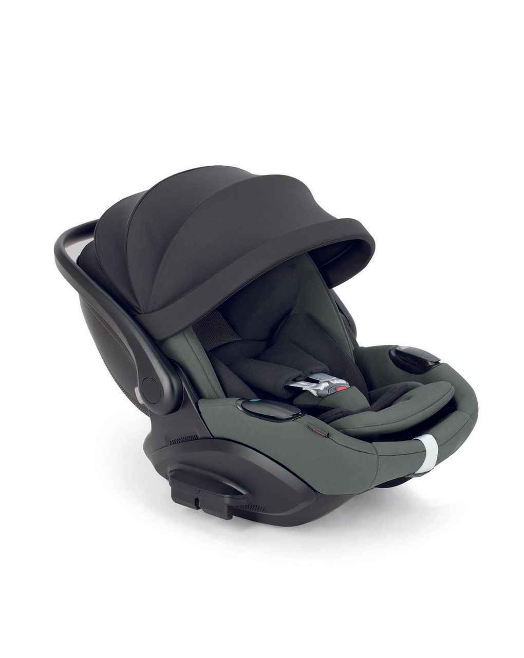 Aptica xt system quattro - taiga green con telaio black e seggiolino auto darwin infant recline evo - inglesina