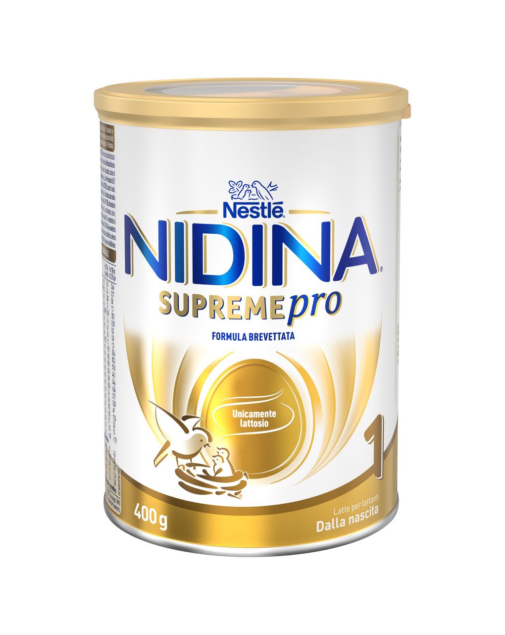 Nidina supremepro 1 latte per lattanti in polvere dalla nascita, latta 400g - nestle'