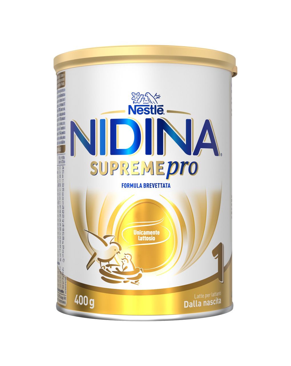 Nidina supremepro 1 latte per lattanti in polvere dalla nascita, latta 400g - nestle'