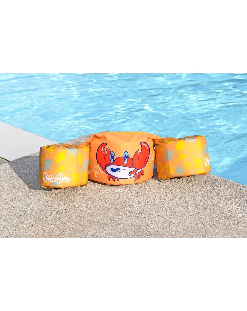 Bestway puddle jumper - giubbotto galleggiante con braccioli integrati, regolabile, per bambini dai 2 anni in su