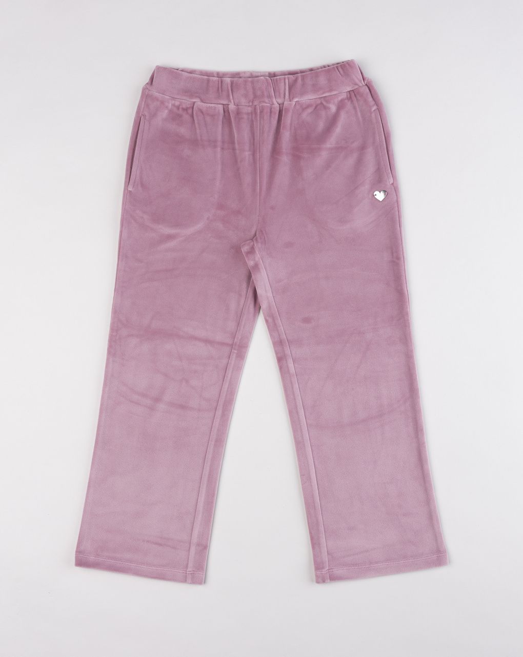 Pantalone bimba in ciniglia rosa antico