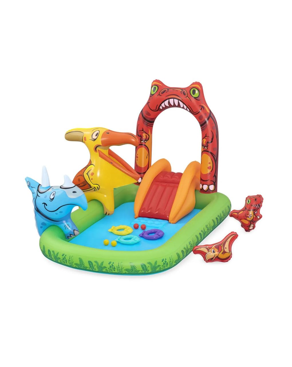 Playcenter gonfiabile bestway® jurassic splash™ con piscinetta, 2 anni+