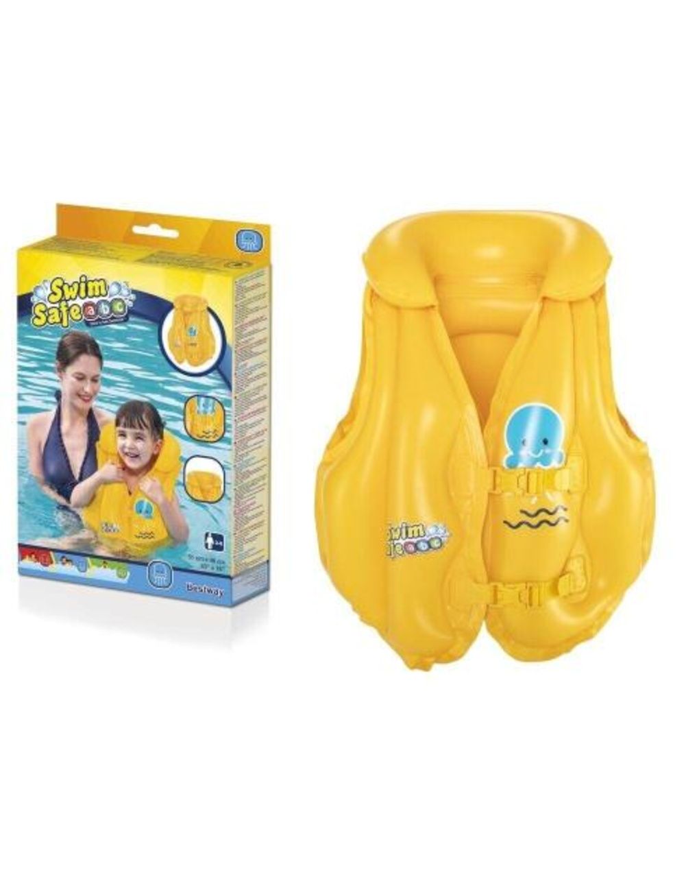 Giubbino salvagente gonfiabile 51x46 swim bestway