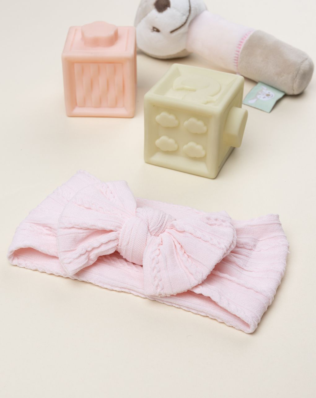 Fascia capelli bimba rosa