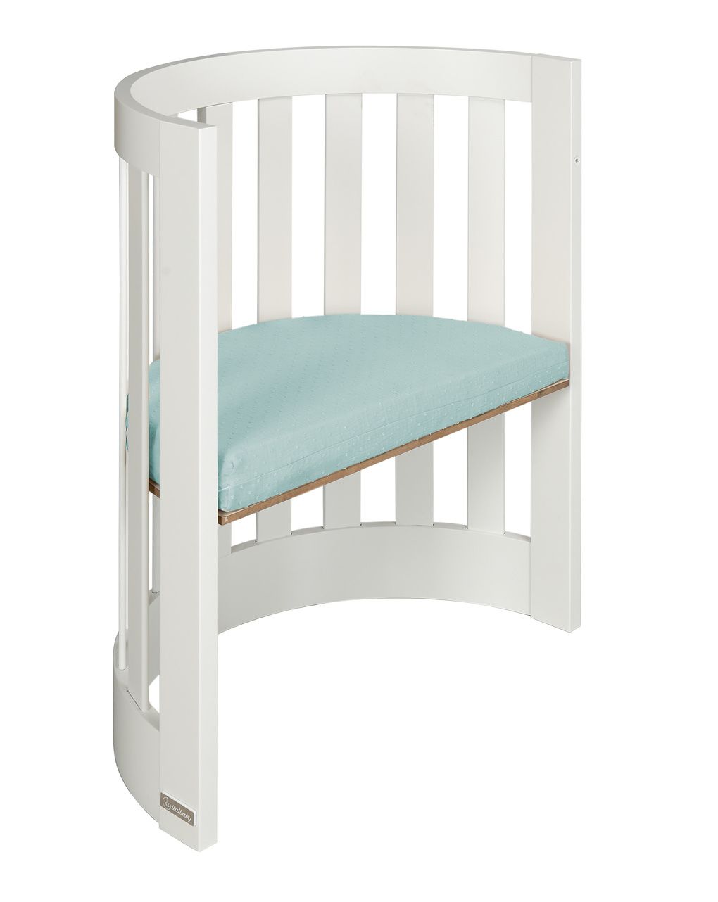 Set letto all-in-one con tessile  plumeti aqua - italbaby