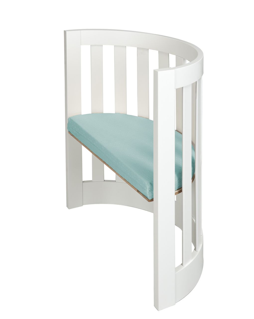 Set letto all-in-one con tessile  plumeti aqua - italbaby