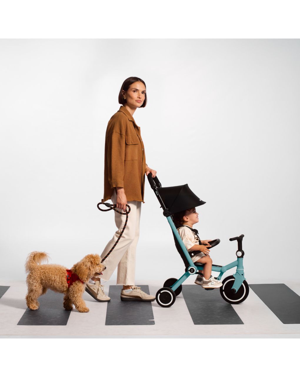 Smartrike wind blush - triciclo leggero e pieghevole per bambini 9 mesi-3 anni