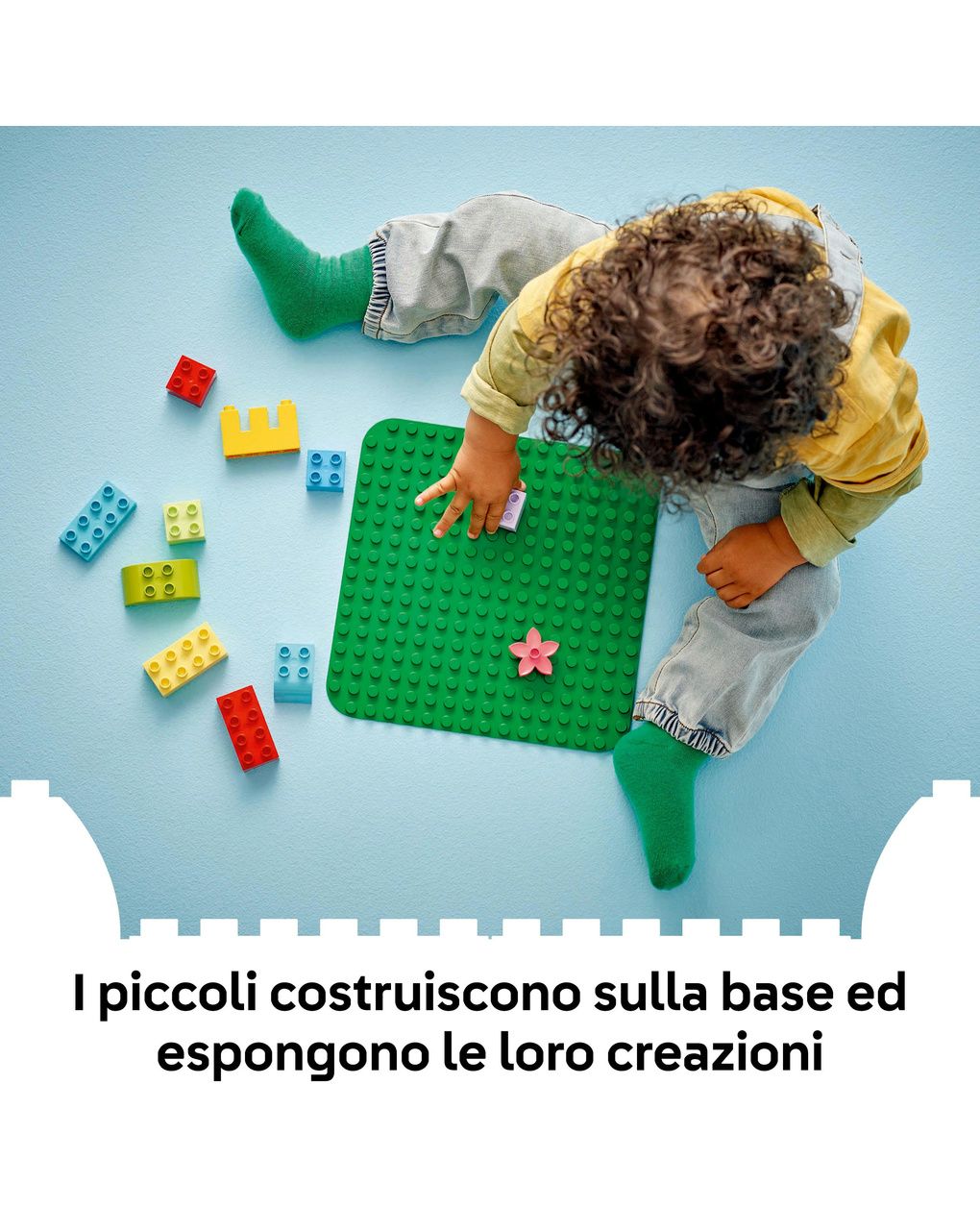 Lego duplo classic base verde - 10460