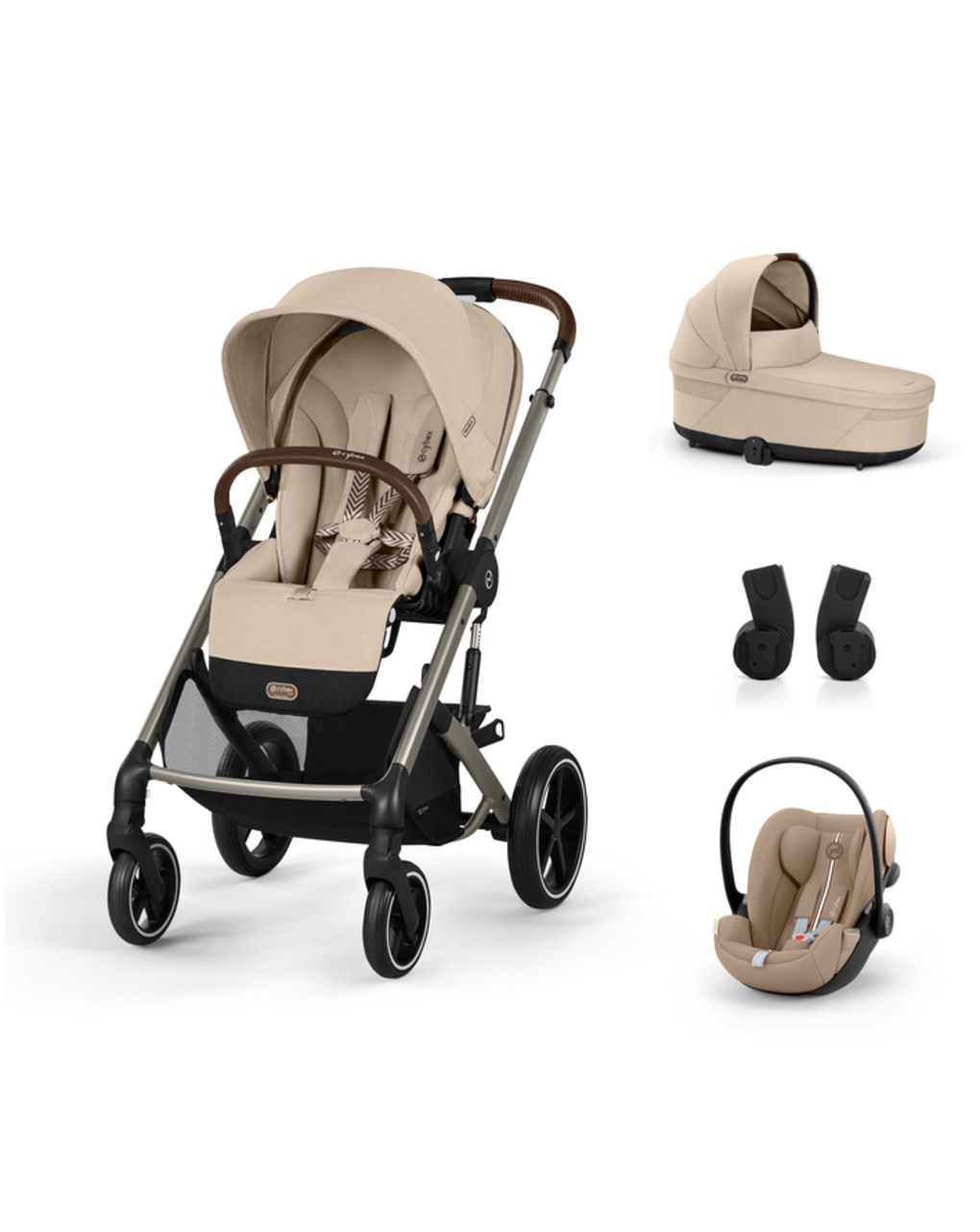 Trio balios s lux tpe nav s lux cloud g3 pls almond beige+adatt - cybex