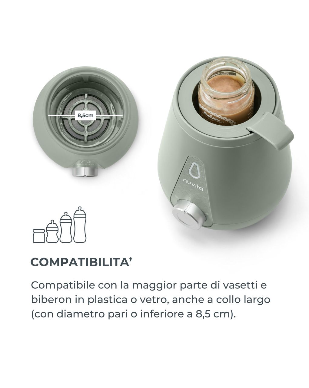 Scaldabiberon casa/auto 1165 - nuvita