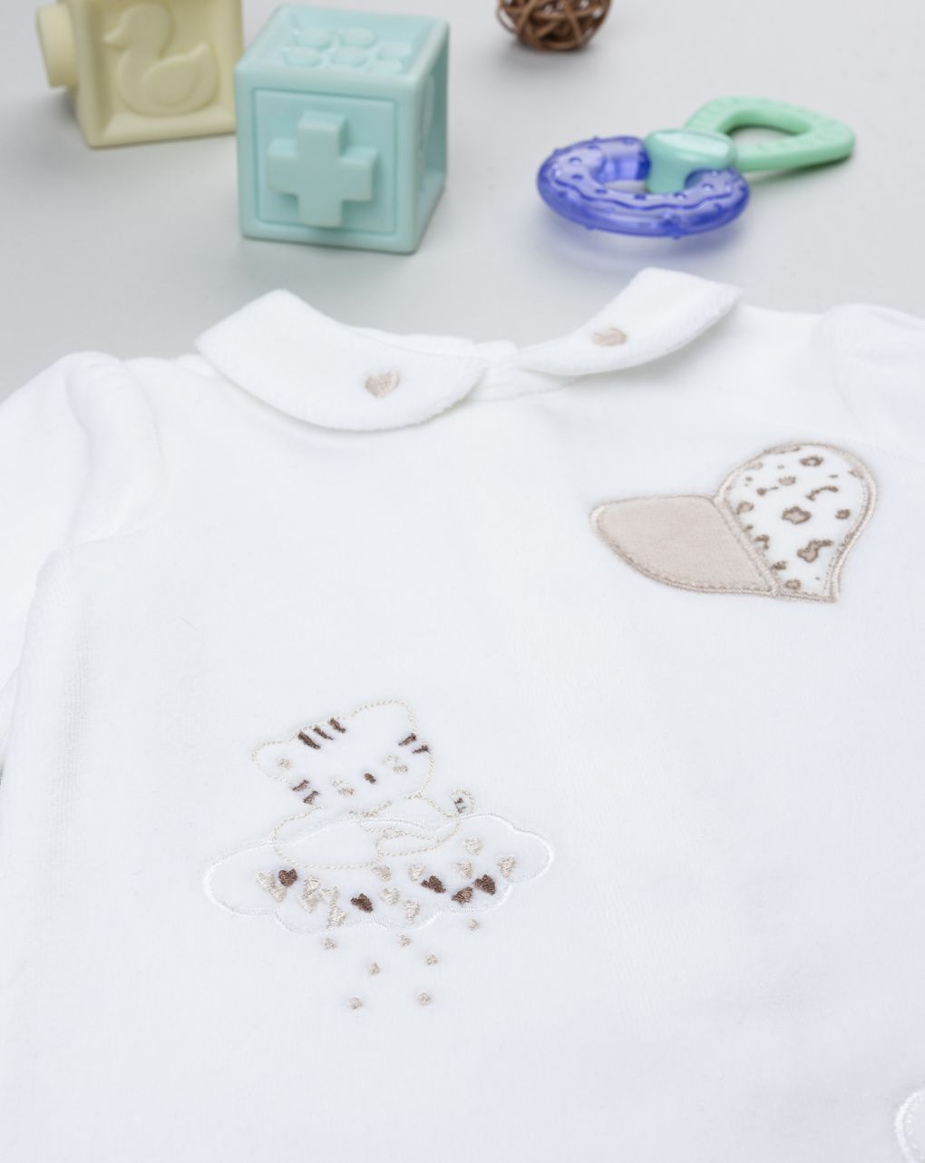 Tutina ciniglia bimba con patch