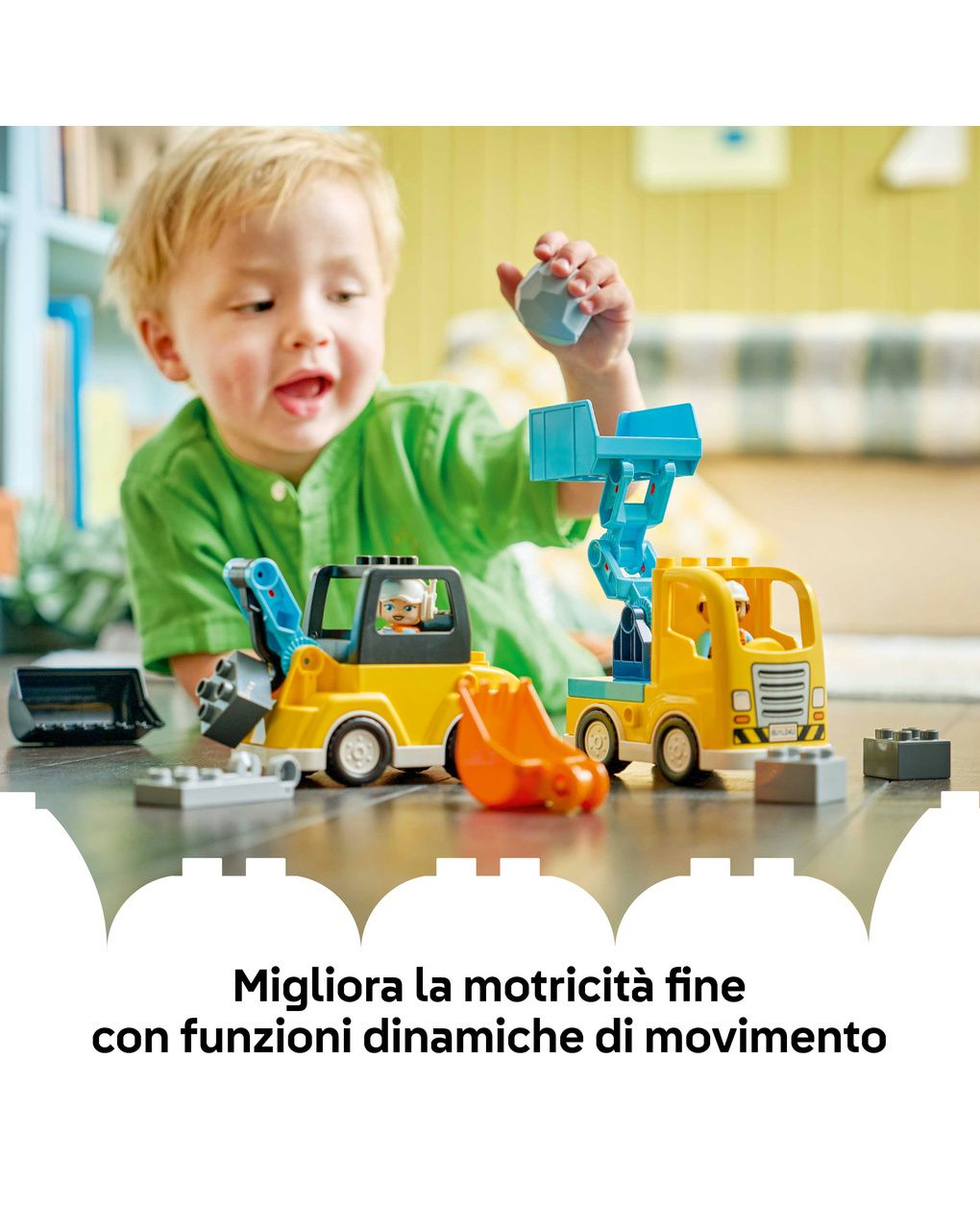 Lego duplo town veicoli da cantiere 3 in 1 - 10475