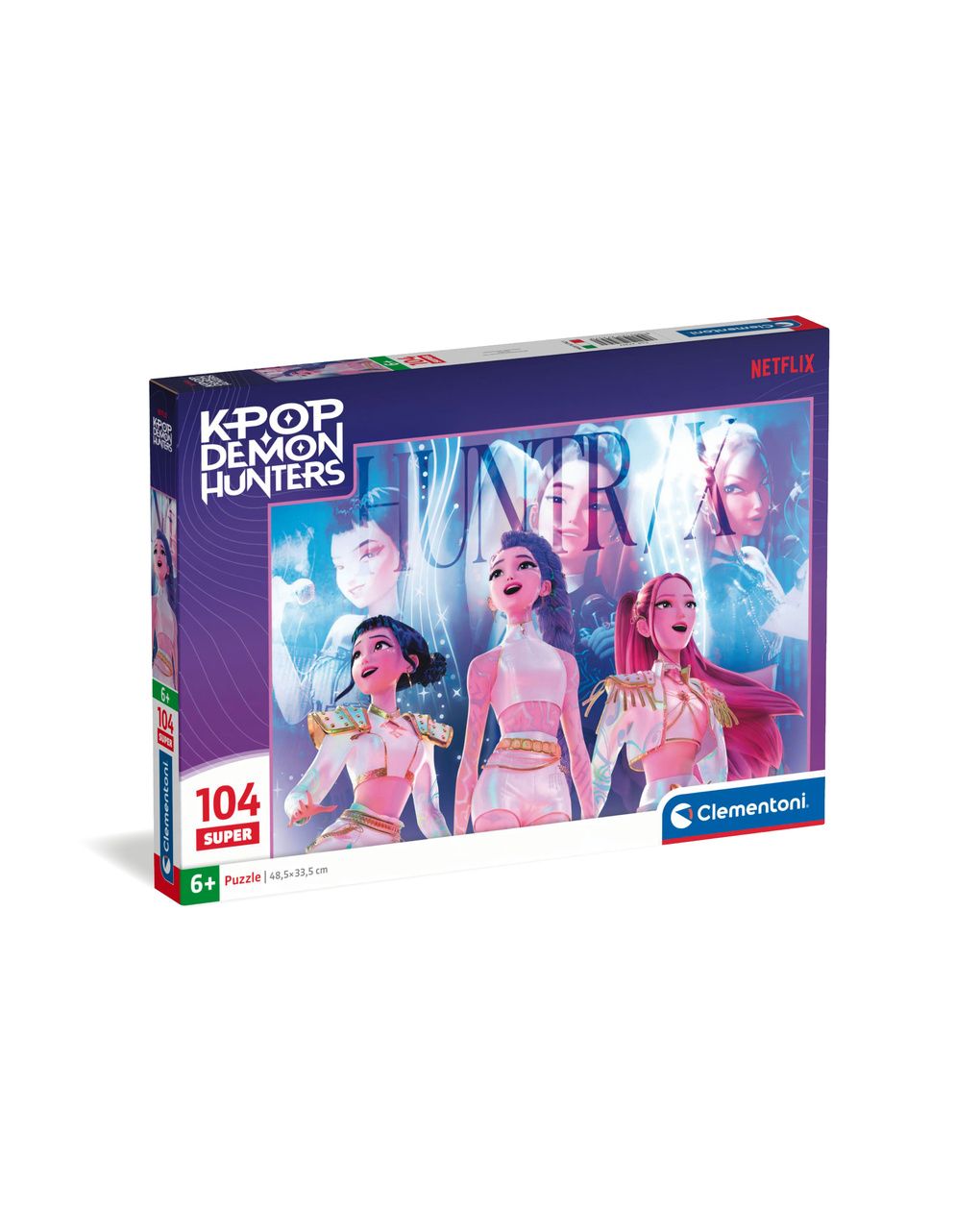 Clementoni - 27257 - puzzle 104 super kpop demon hunters