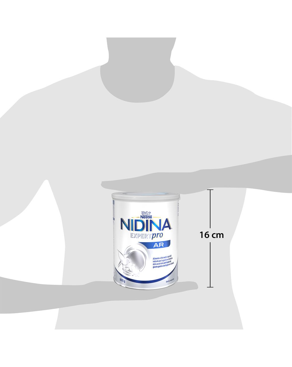 Nidina expertpro ar alimento a fini medici speciali in polvere, latta 800g - nestle'