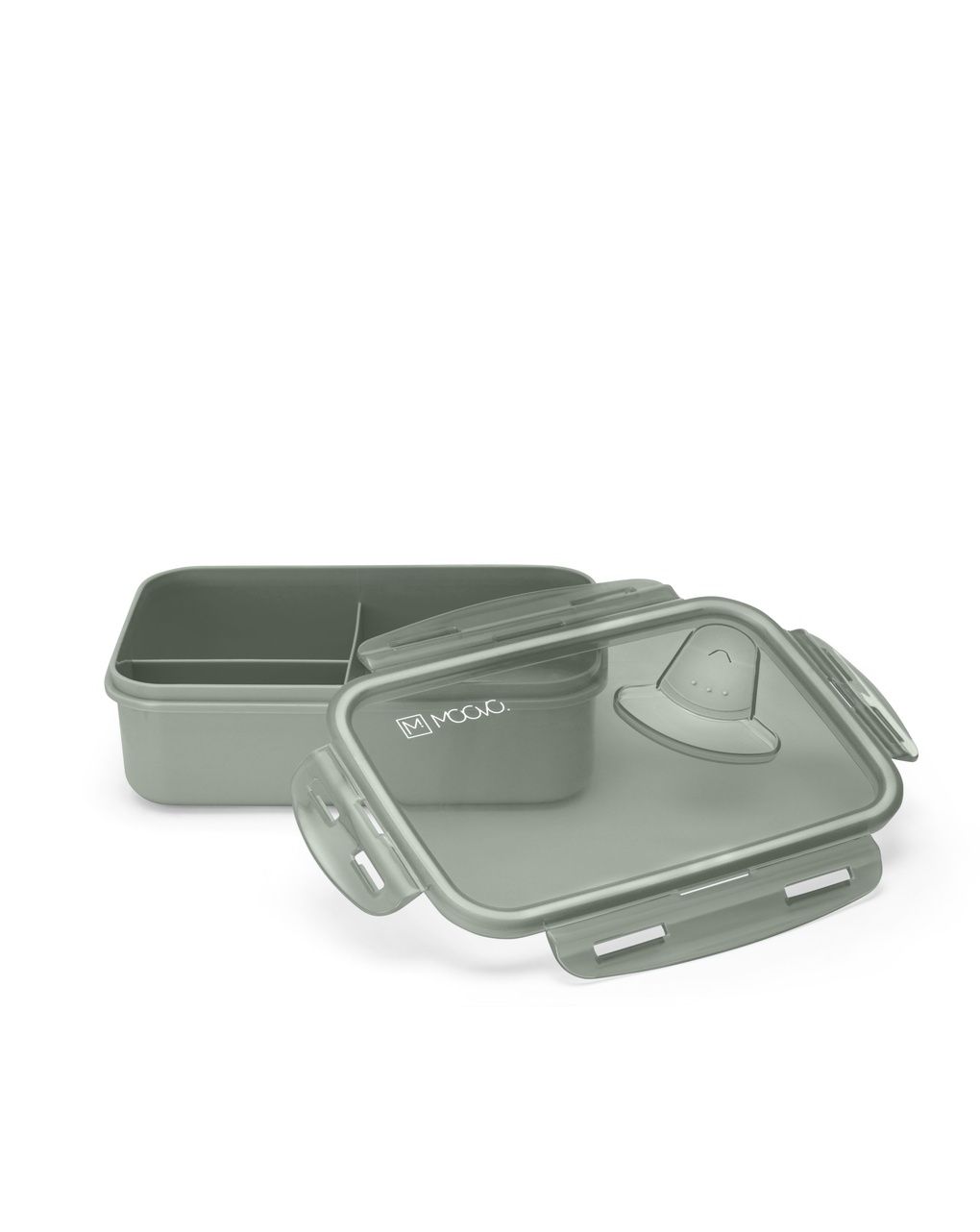 Lunch box per bambini a scomparti fissi da 1000ml - 4430 / sage green - nuvita
