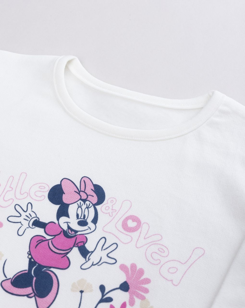 Pigiama felpato bambina due pezzi minnie mouse