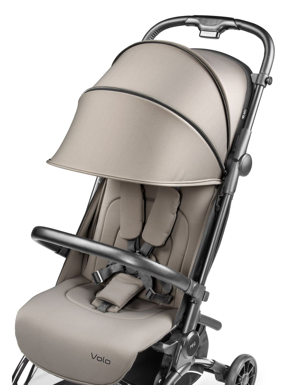 Passeggino ultracompatto volo - misty beige - peg