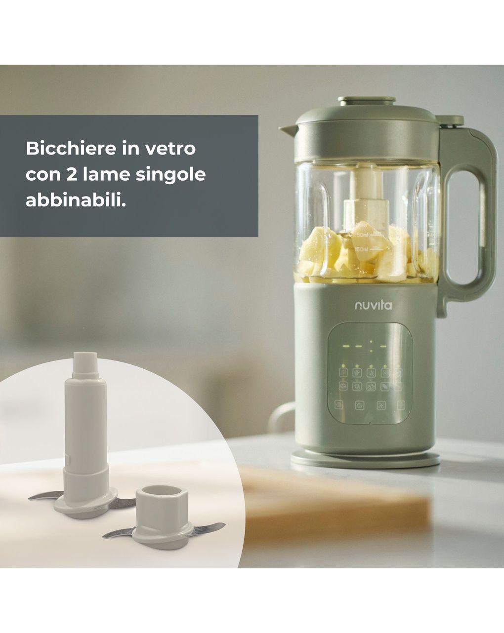 Cuocipappa multifunzione 7 in 1 magic pappa - nuvita
