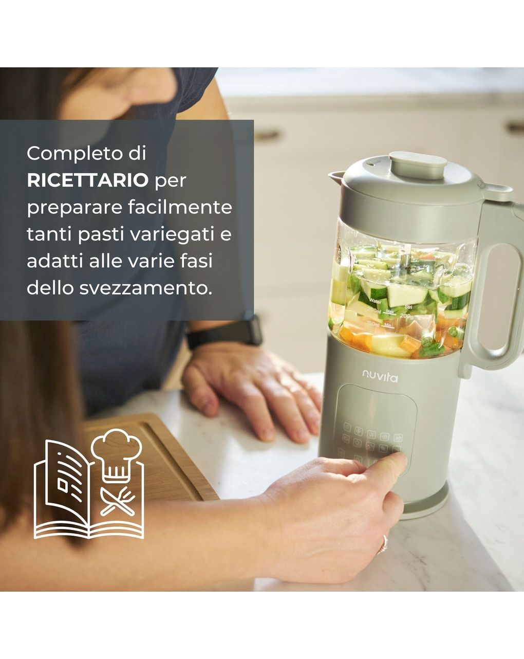 Cuocipappa multifunzione 7 in 1 magic pappa - nuvita