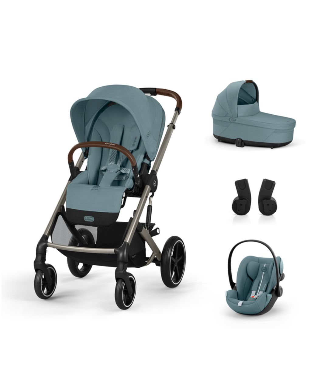 Trio balios s lux tpe nav rich cloud g3 pls stormy blue+adatt - cybex