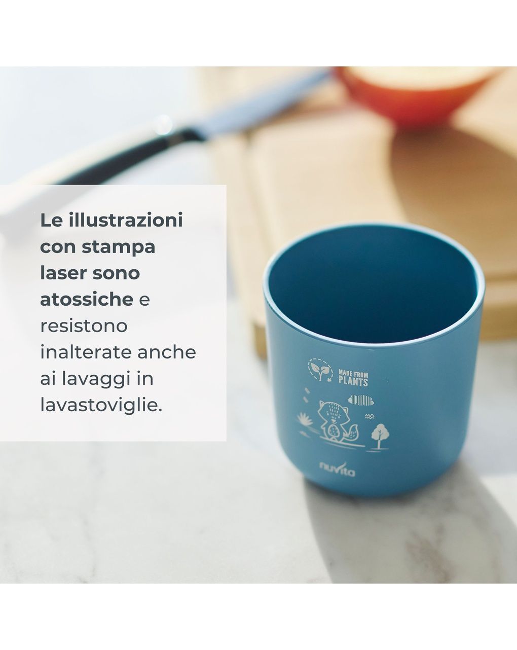 Set pappa in bioplastica - 8465 / sage green - nuvita