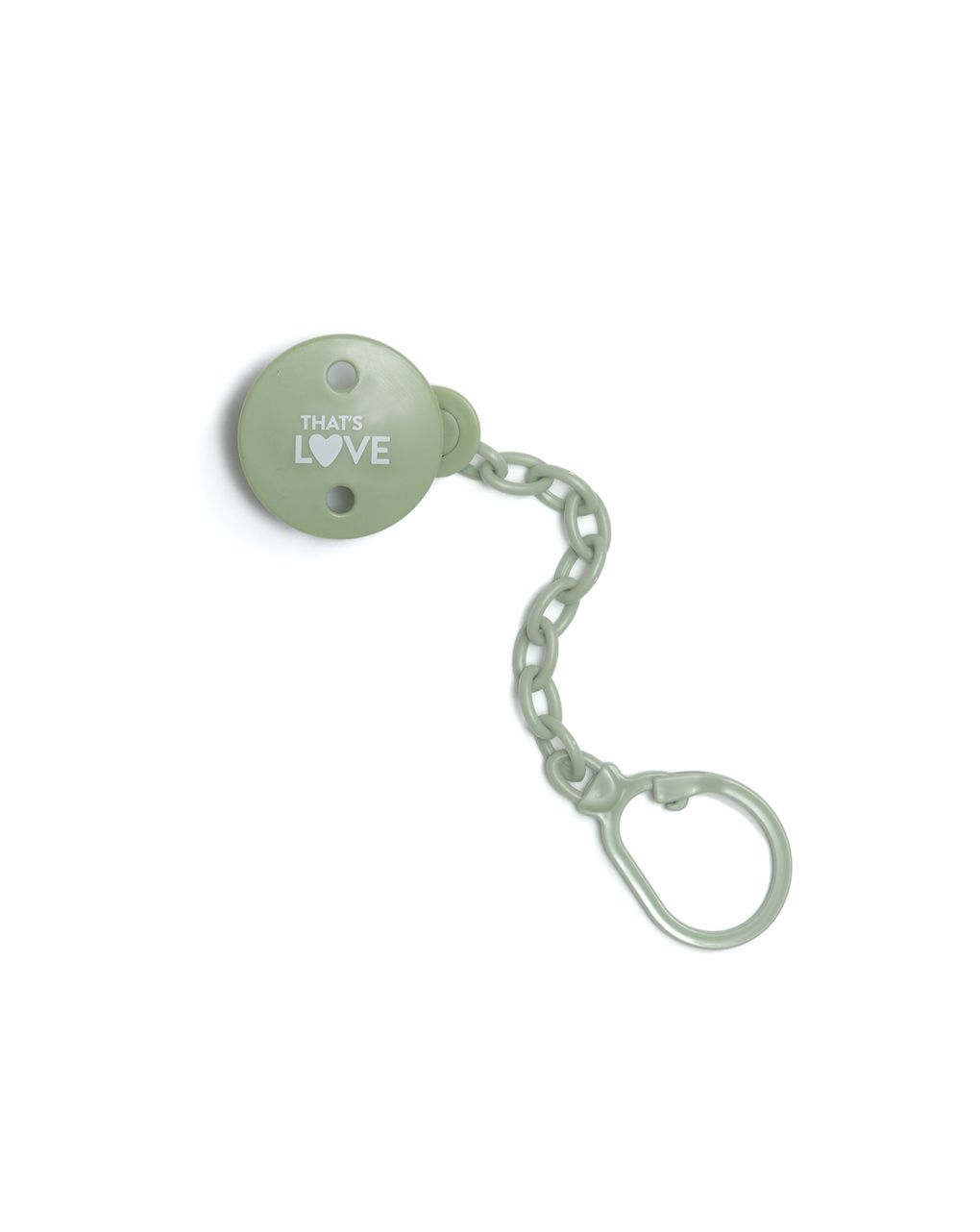 Clip portasucchietto plastica green - that's love