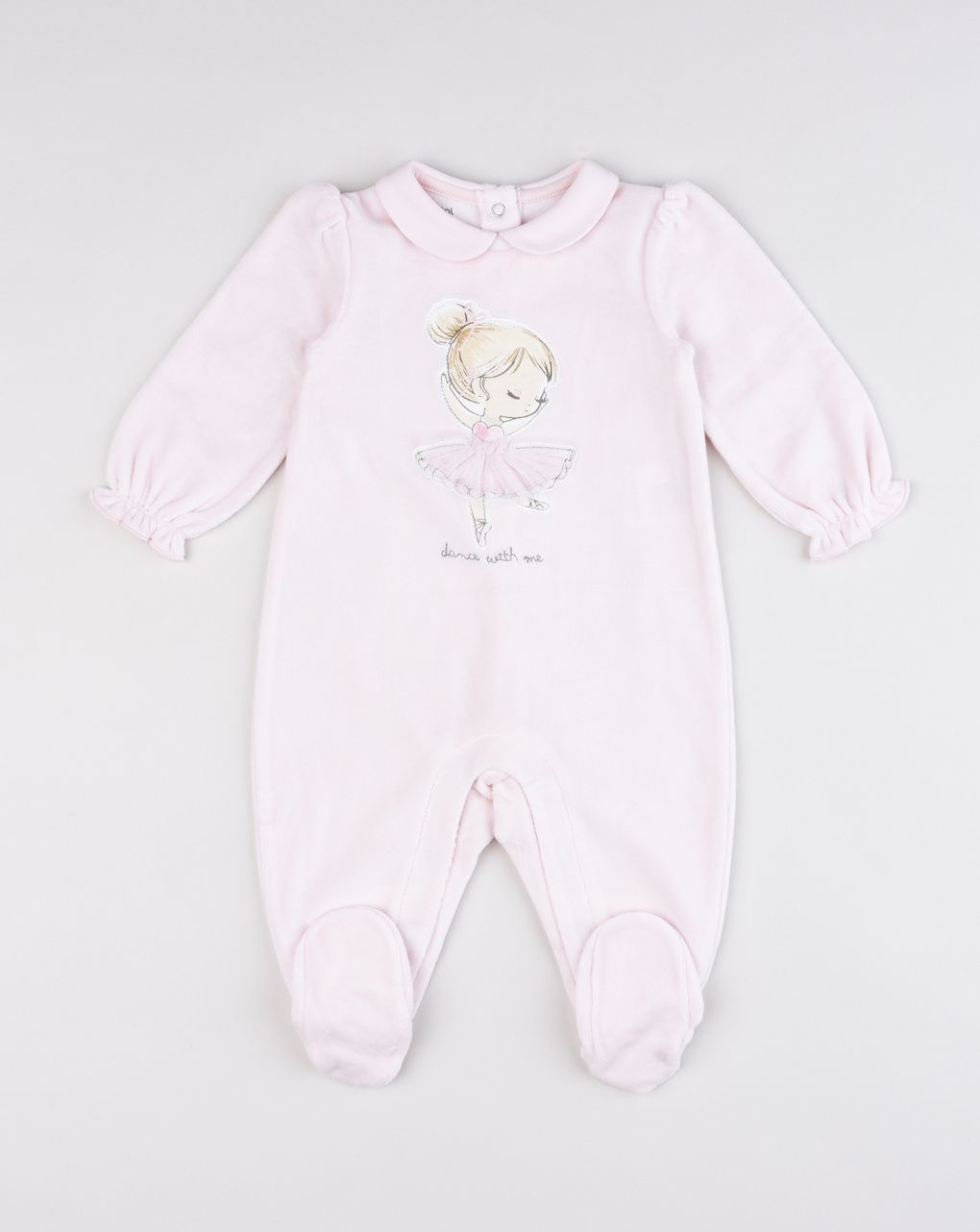 Tutina ciniglia rosa neonata  ballerina