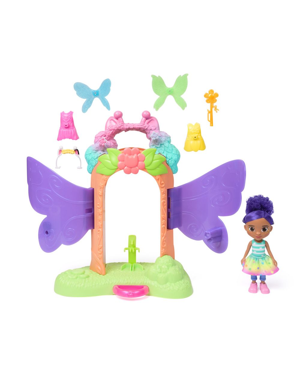 Gabby’s dollhouse fairylandia set gioco, 3+