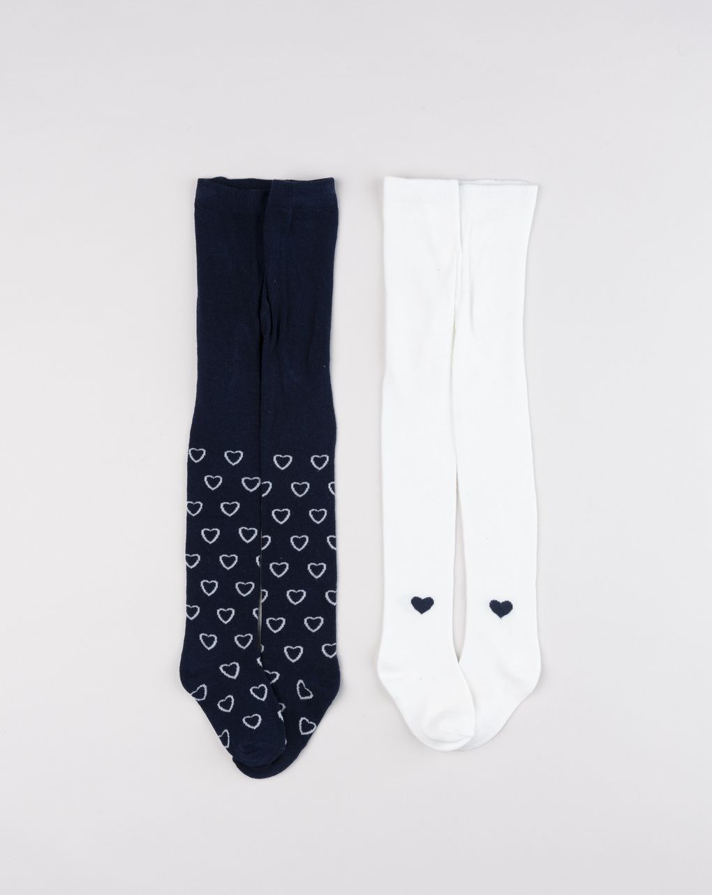 Pack 2 collant bimba cuori
