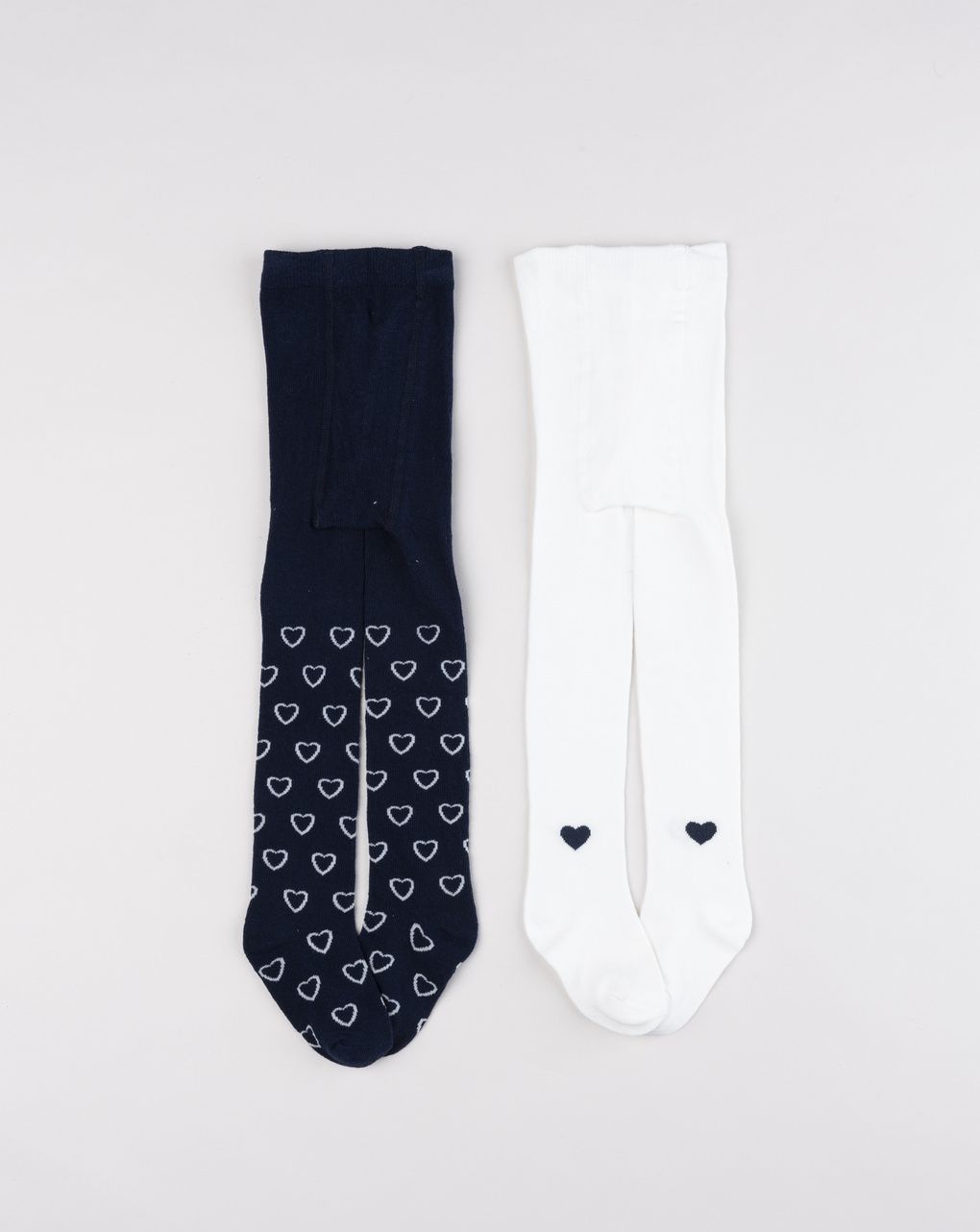 Pack 2 collant bimba cuori