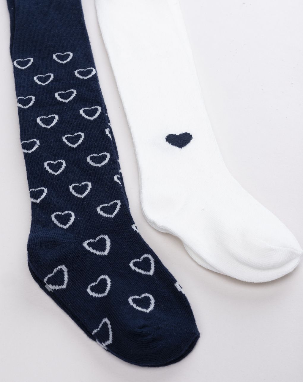 Pack 2 collant bimba cuori