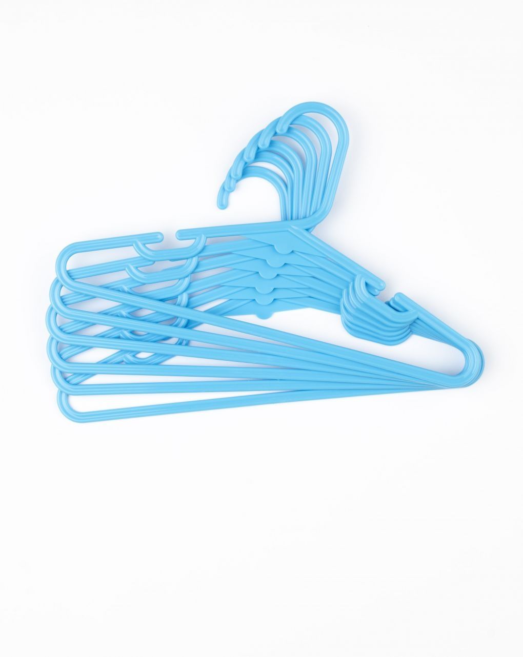 Appendiabiti in plastica neutro - 6 pz - giordani