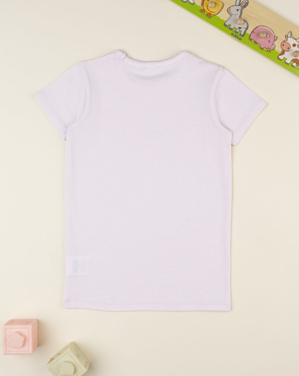 Maglia intima bimba rosa gatto