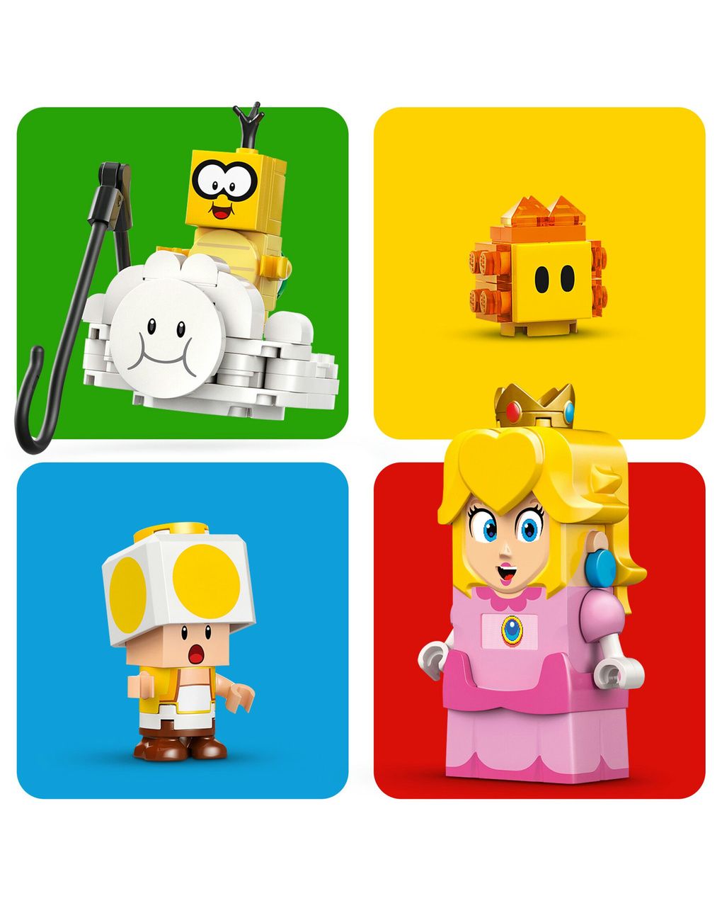 Lego super mario 71441 avventure di lego peach interattiva, giocattolo con personaggi e principessa nintendo per bambini 6+