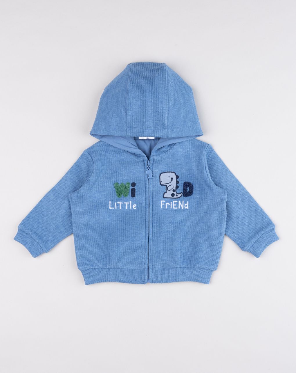 Felpa bimbo blu dino