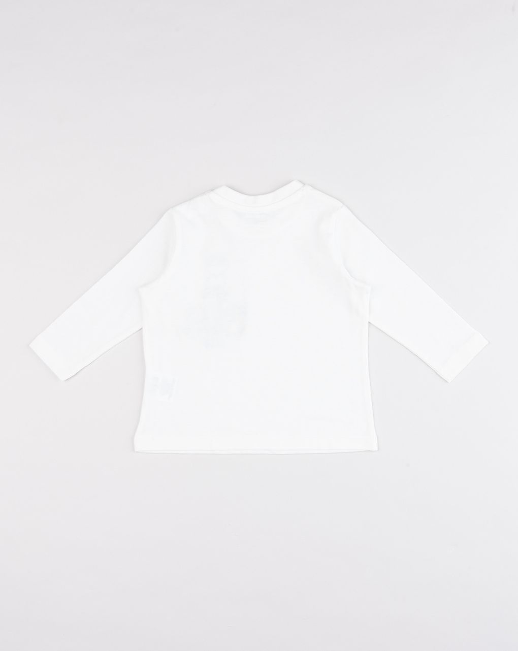 T-shirt manica lunga bimbo bianca "club animaletti"