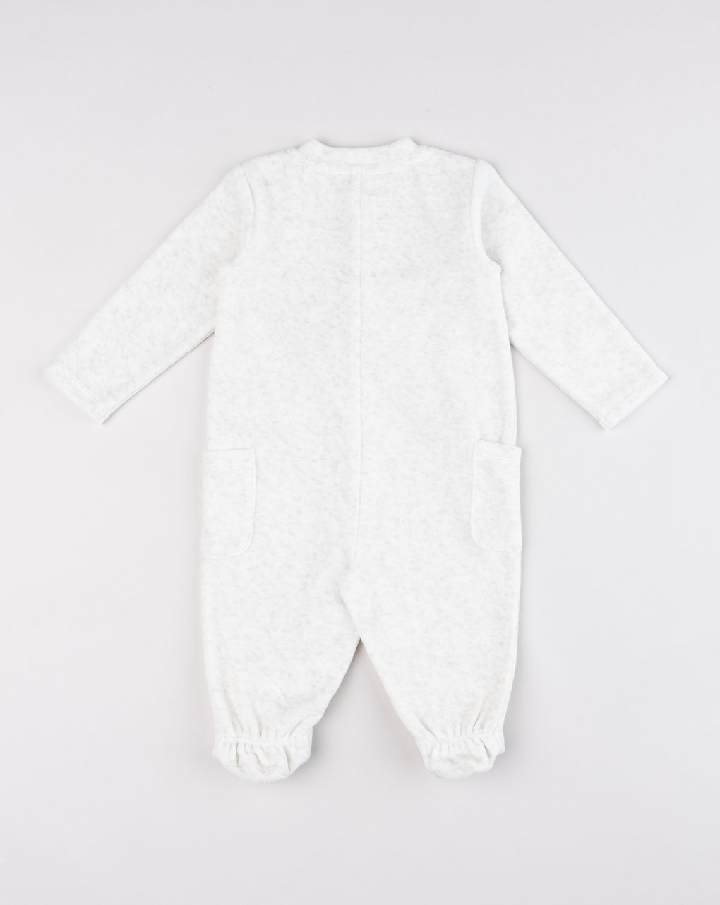 Tutina con piedini neonato melange "sweet friends"