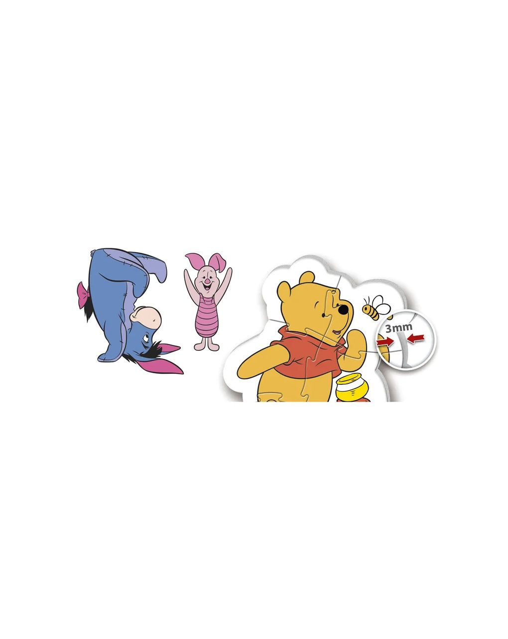 Clementoni – 20820 – my first puzzle winnie pooh 3, 6, 9, 12 pezzi